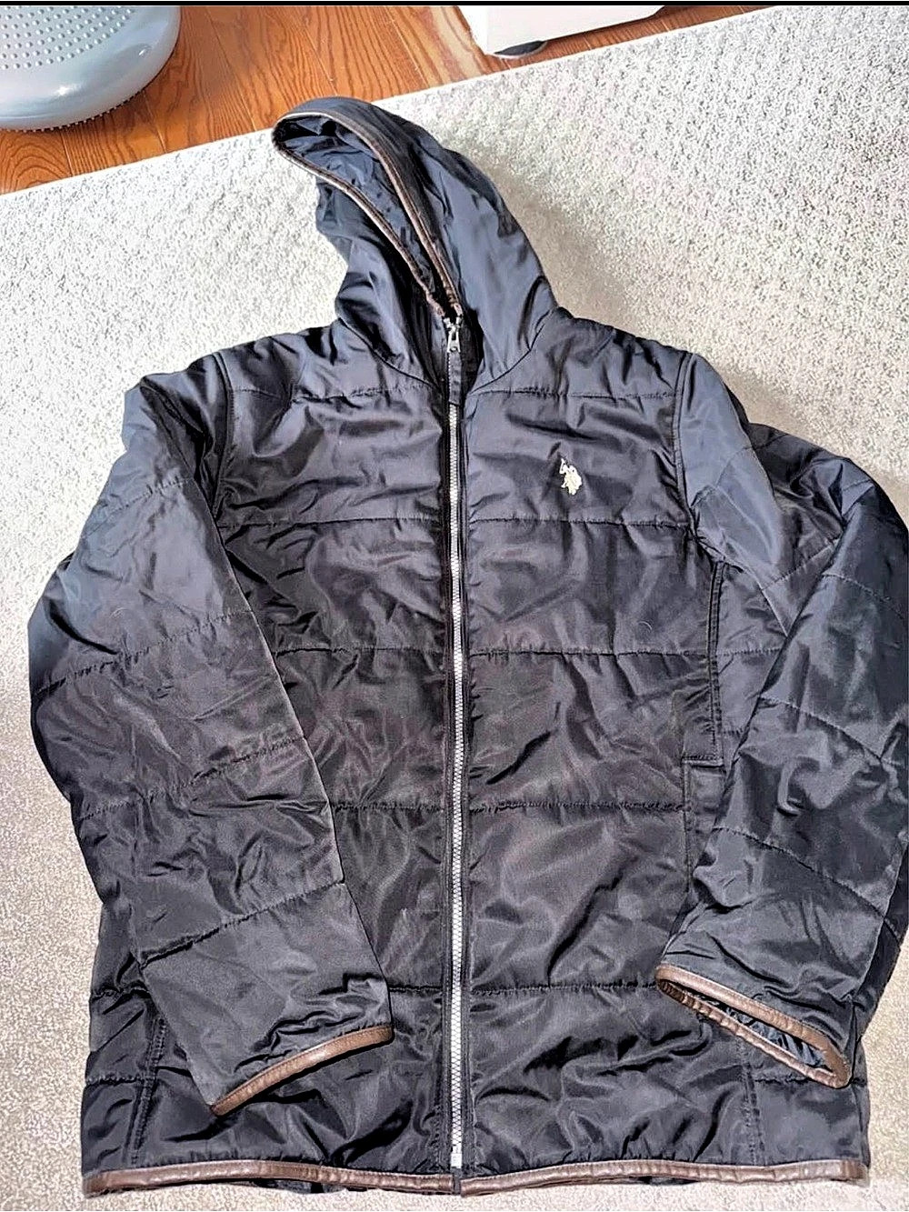 Men’s U.S. Polo Assn. Hooded Puffer jacket